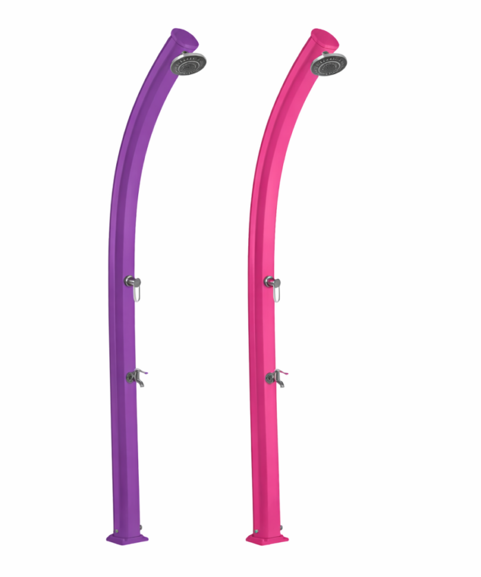 Alternative view of Ducha solar Brisa 25L – Diseño moderno