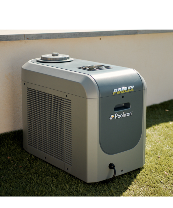 Alternative view of Poolican Poolex – Sistema todo en uno para piscina (filtración, cloración y calefacción) hasta 25 m³