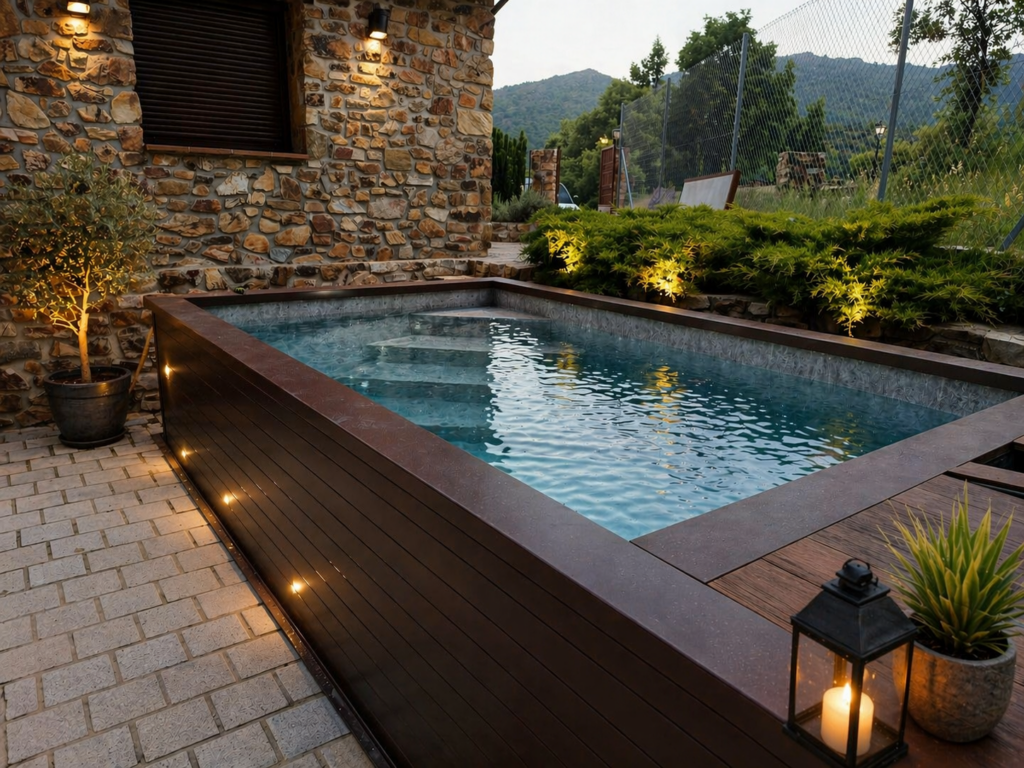 piscina autoportante alumnio