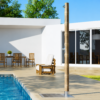 Ducha bambú AQA para piscina en acero inoxidable AISI 316L