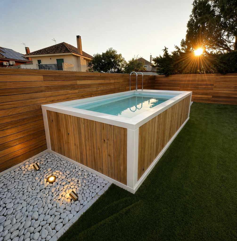 piscina madera autoportante